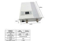control de ganancia manual del aumentador de presión 80DB de la señal del teléfono celular de 1W 30dBm LTE 2600MHz 4G para la oficina